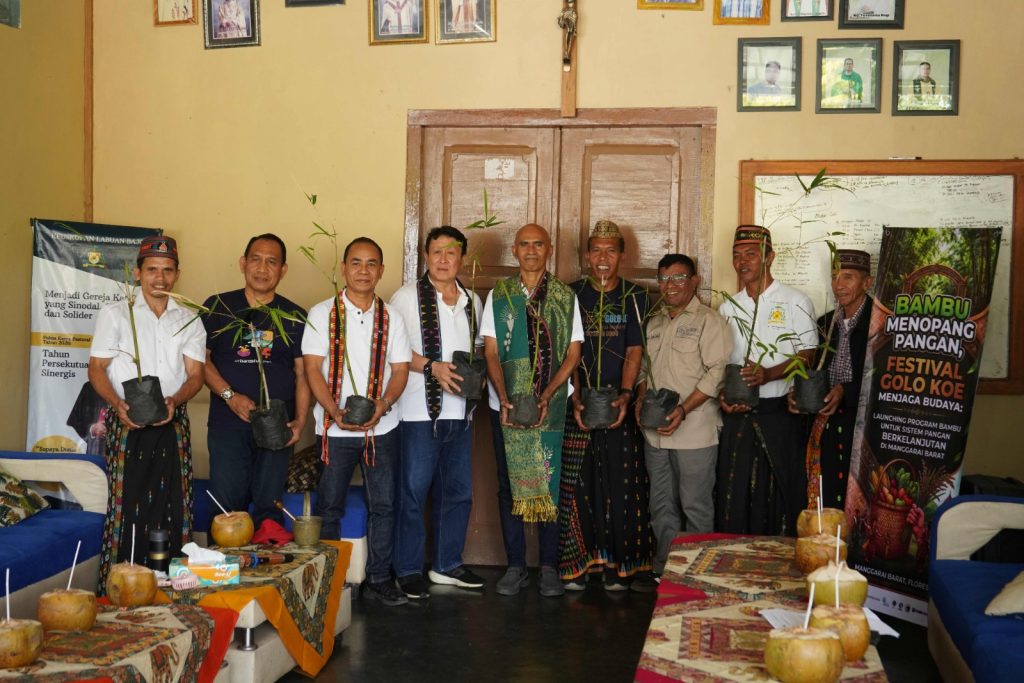 Road to Festival Golo Koe 2026 Sinergi Pemerintah NGO dan Gereja Melalui Launching Proyek Bambu di Paroki Sok Rutung